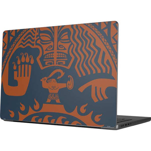 Disney Princess Moana Octopus Tropical Print Art Apple MacBook Pro 14-inch Skin