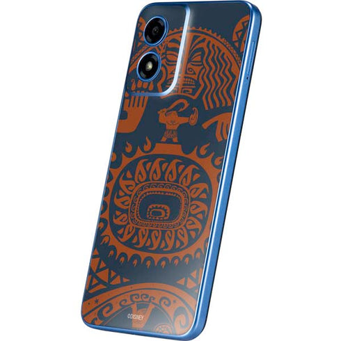 Disney Princess Moana Octopus Tropical Print Art Moto G Play 4G (2024) Skin