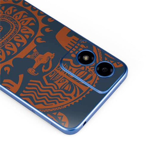 Disney Princess Moana Octopus Tropical Print Art Moto G Play 4G (2024) Skin