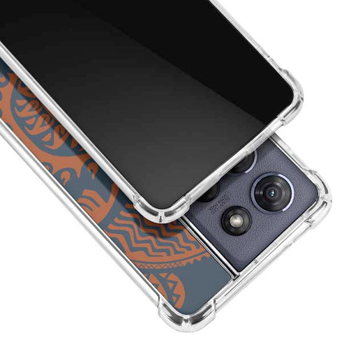 Disney Princess Moana Octopus Tropical Print Art Moto G Play 5G (2025) Clear Case