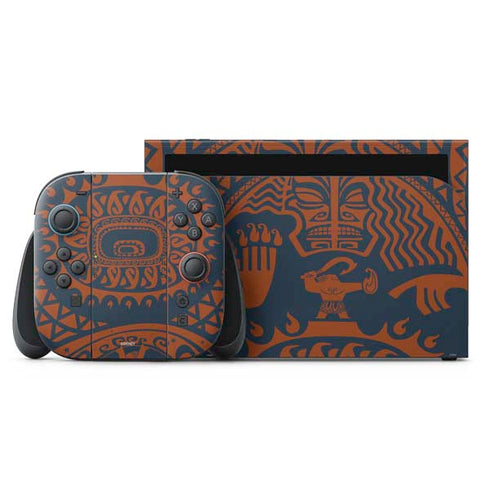 Disney Princess Moana Octopus Tropical Print Art Nintendo Switch 2 (2025) with Joy-Con Skin