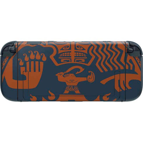 Disney Princess Moana Octopus Tropical Print Art Nintendo Switch 2 (2025) with Joy-Con Skin