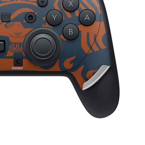 Disney Princess Moana Octopus Tropical Print Art Nintendo Switch 2 (2025) Pro Controller Skin