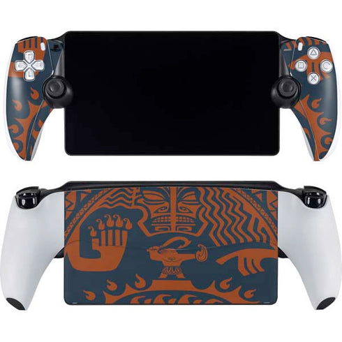 Disney Moana Octopus Tropical Print Art PlayStation Portal Remote Player Skin