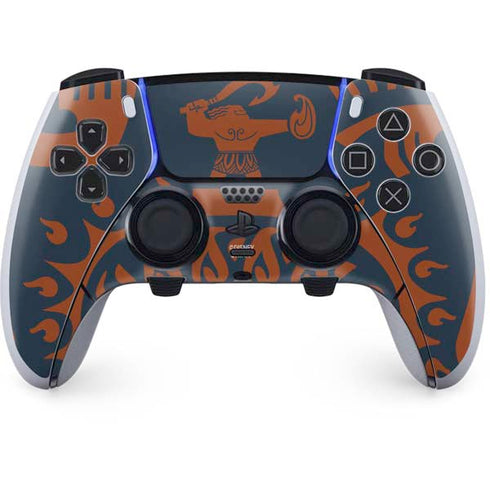 Disney Moana Octopus Tropical Print Art PS5 DualSense Edge Pro Controller Skin