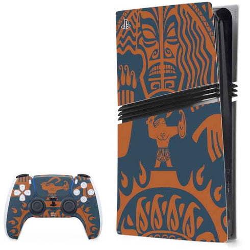 Disney Princess Moana Octopus Tropical Print Art PS5 Pro Bundle Skin