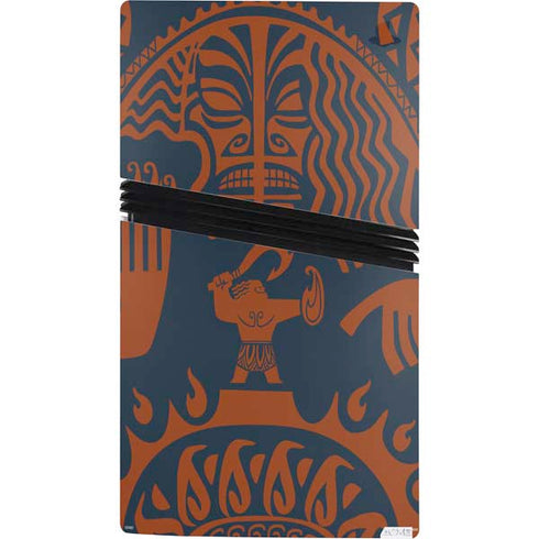Disney Princess Moana Octopus Tropical Print Art PS5 Pro Console Skin