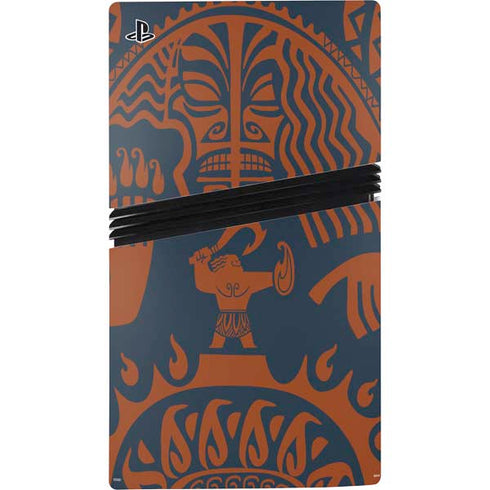 Disney Princess Moana Octopus Tropical Print Art PS5 Pro Disk Bundle Skin