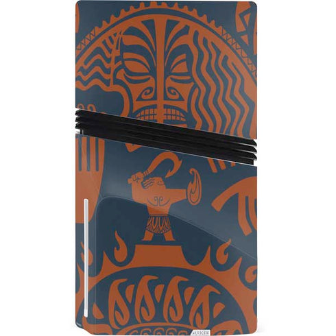 Disney Princess Moana Octopus Tropical Print Art PS5 Pro Disk Bundle Skin