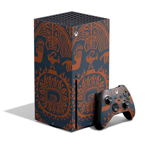 Disney Princess Moana Octopus Tropical Print Art Xbox Series X Skins