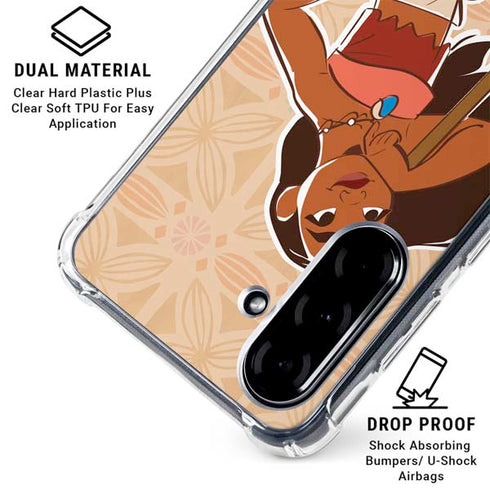 Disney Princess Moana Portrait Galaxy A36 5G Clear Case