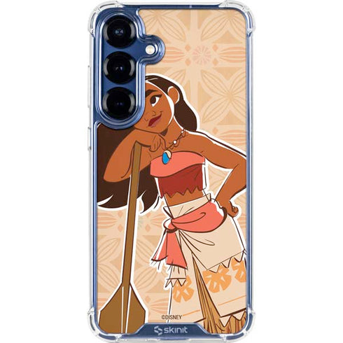 Disney Princess Moana Portrait Galaxy S25 Plus Clear Case