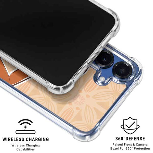 Disney Princess Moana Portrait Galaxy S25 Plus Clear Case