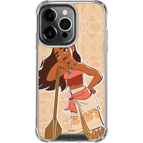 Disney Princess Moana Portrait iPhone 16 Pro Clear Case