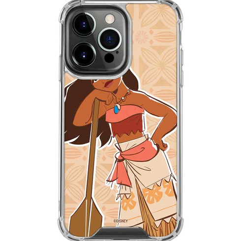 Disney Princess Moana Portrait iPhone 16 Pro Max Clear Case