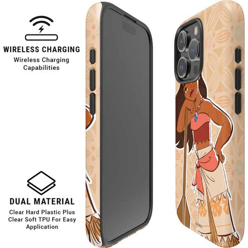 Disney Princess Moana Portrait iPhone 16 Pro Max Magsafe Impact Case
