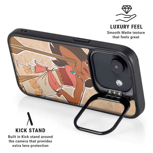 Disney Princess Moana Portrait iPhone 16e Kickstand Case