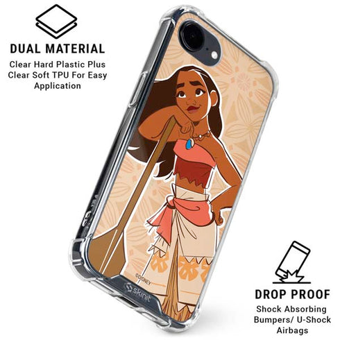 Disney Princess Moana Portrait iPhone 16e Clear Case