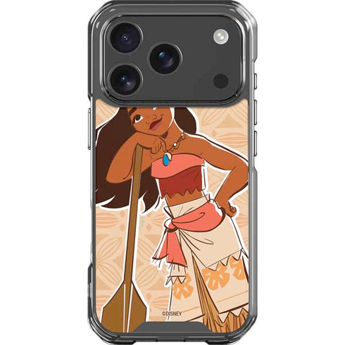 Disney Princess Moana Portrait iPhone 18 Pro Clear Case