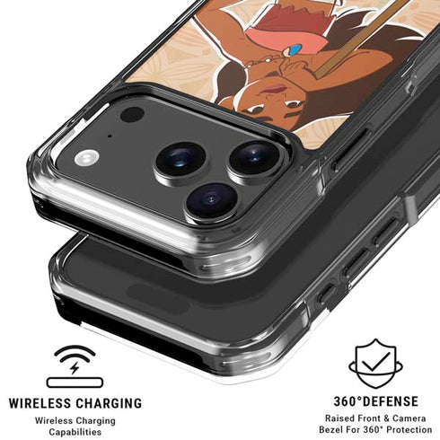 Disney Princess Moana Portrait iPhone 18 Pro Clear Case