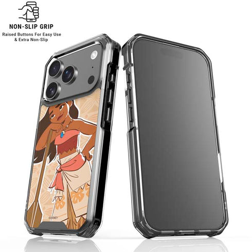 Disney Princess Moana Portrait iPhone 18 Pro Clear Case