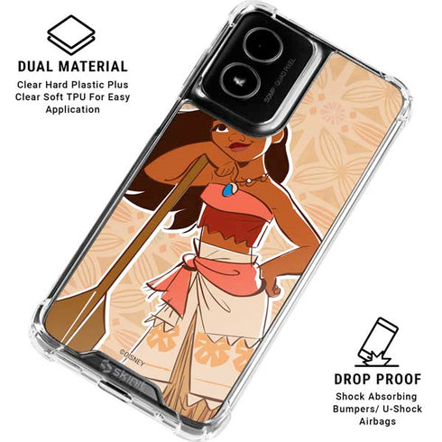 Disney Moana Portrait Moto G Power 5G (2024) Clear Case