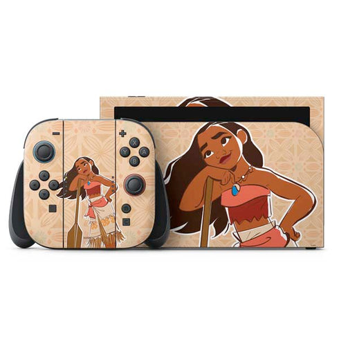 Disney Princess Moana Portrait Nintendo Switch 2 (2025) with Joy-Con Skin