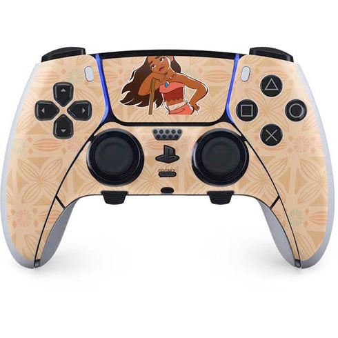 Disney Moana Portrait PS5 DualSense Edge Pro Controller Skin