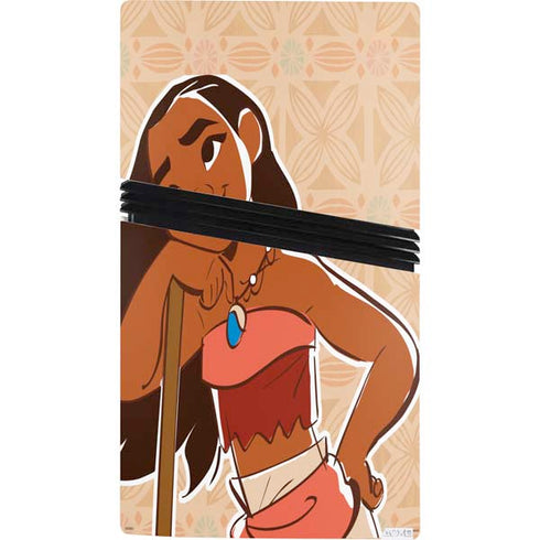Disney Princess Moana Portrait PS5 Pro Bundle Skin