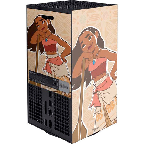 Disney Princess Moana Portrait XBox Series X Digital Edition Console Skin