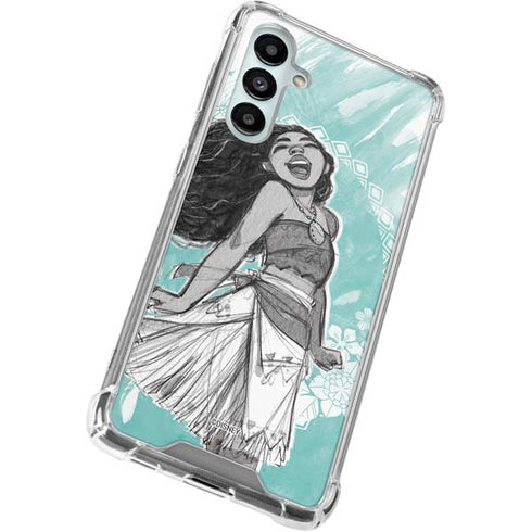 Disney Princess Moana Singing Galaxy A16 5G Clear Case