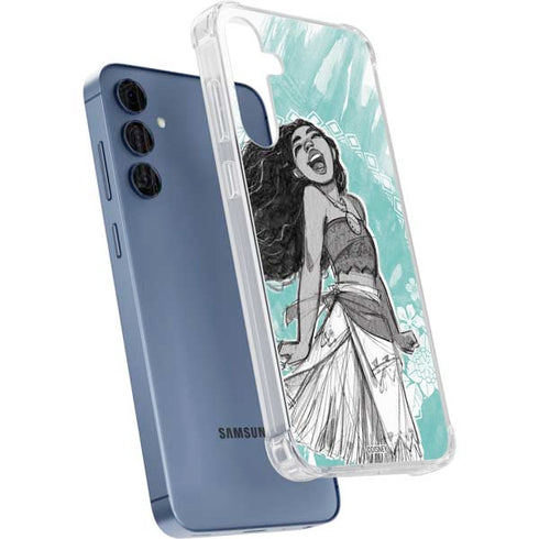 Disney Moana Singing Galaxy A55 5G Clear Case