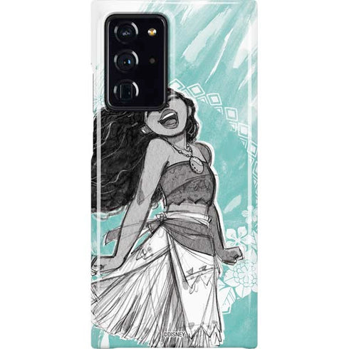 Disney Princess Moana Singing Galaxy Cases