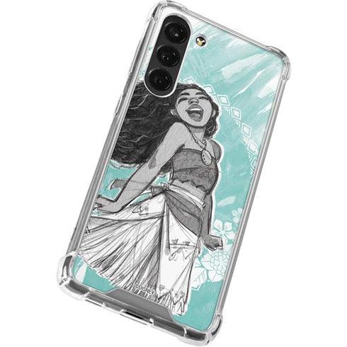 Disney Princess Moana Singing Galaxy S24 FE Clear Case