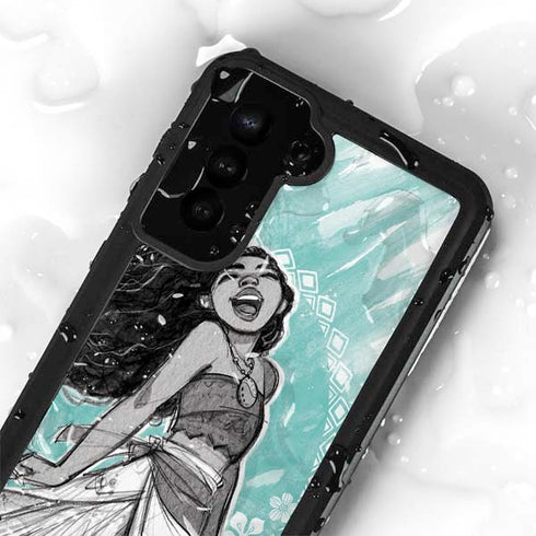 Disney Moana Singing Galaxy S24 Plus Waterproof Case