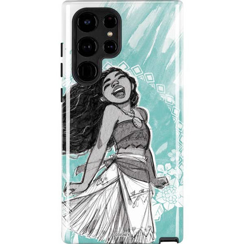 Disney Princess Moana Singing Galaxy S25 Ultra Impact Case