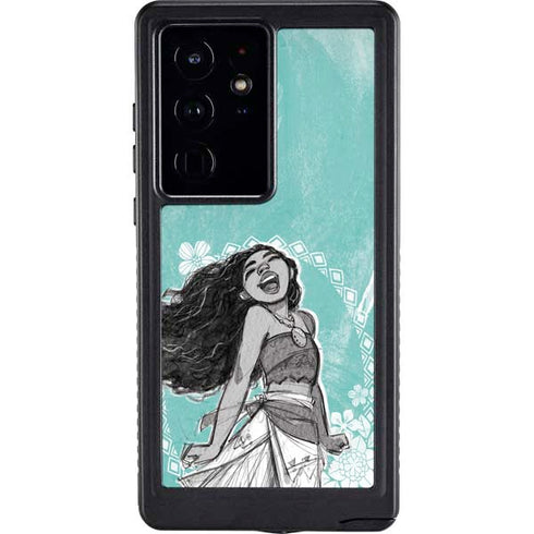 Disney Moana Singing Galaxy S24 Ultra Waterproof Case