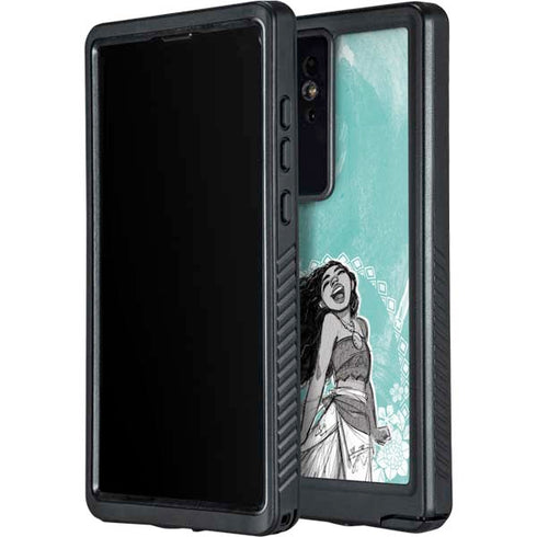 Disney Moana Singing Galaxy S24 Ultra Waterproof Case