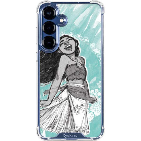 Disney Princess Moana Singing Galaxy S25 Clear Case