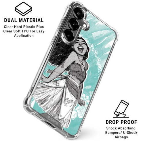 Disney Princess Moana Singing Galaxy S26 Plus Clear Case