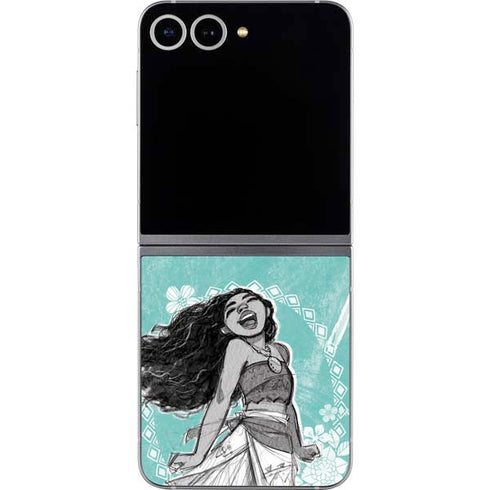 Disney Princess Moana Singing Galaxy Z Flip6 Skin
