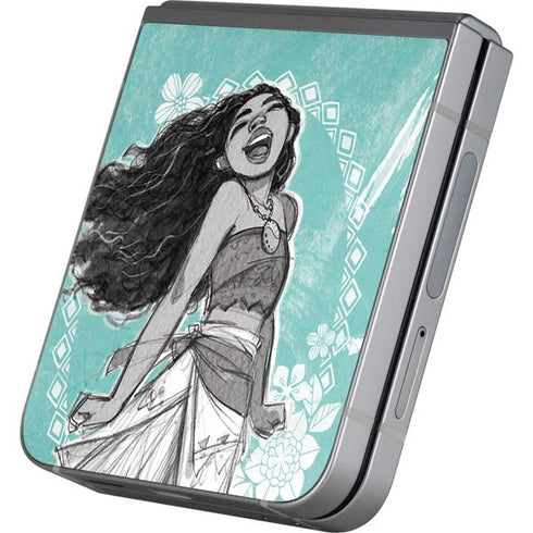 Disney Princess Moana Singing Galaxy Z Flip6 Skin