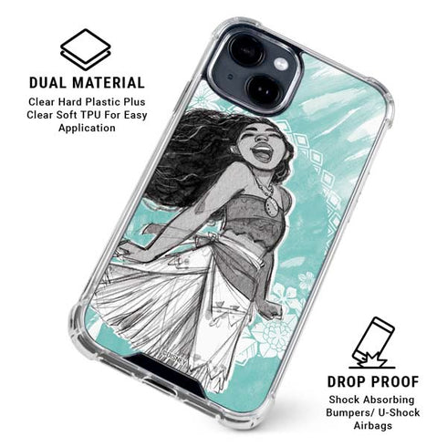 Disney Moana Singing iPhone 15 Clear Case