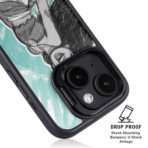 Disney Princess Moana Singing iPhone 15 Kickstand Case