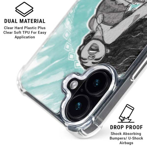 Disney Princess Moana Singing iPhone 16 Clear Case