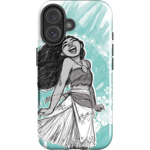 Disney Princess Moana Singing iPhone 16 Impact Case