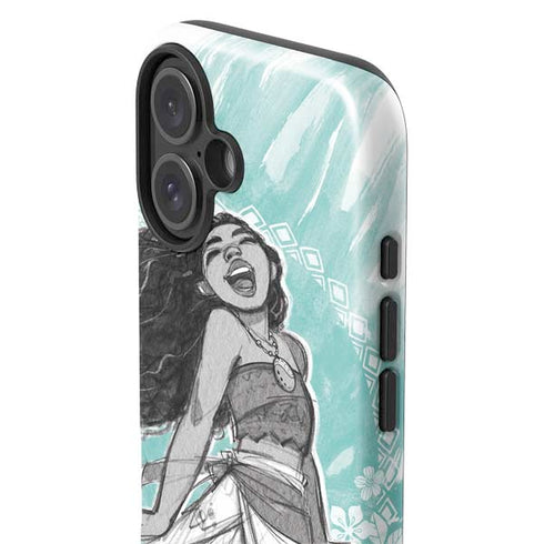 Disney Princess Moana Singing iPhone 16 Plus Impact Case