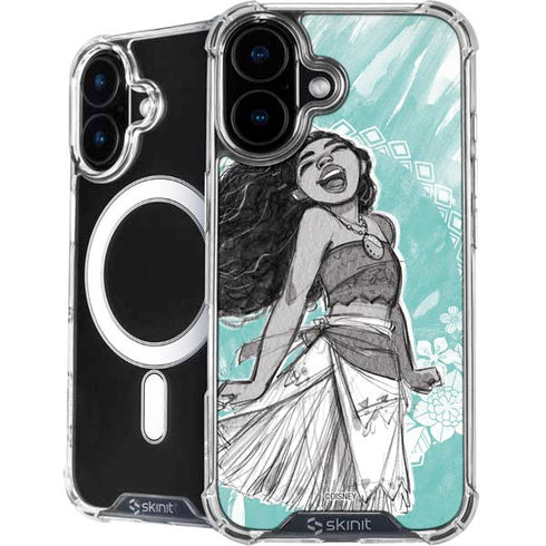Disney Princess Moana Singing iPhone 16 Plus MagSafe Case