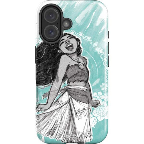 Disney Princess Moana Singing iPhone 16 Plus Magsafe Impact Case