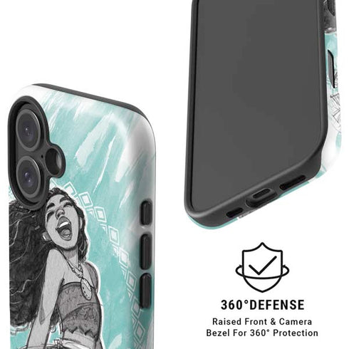 Disney Princess Moana Singing iPhone 16 Plus Magsafe Impact Case